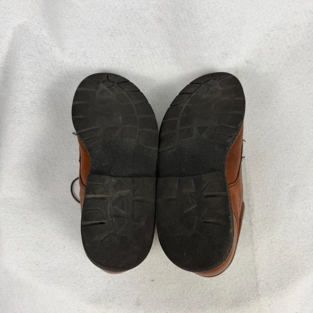Dockers Oxford Shoes Mens 12 M Waterproof Leather Brown Formal